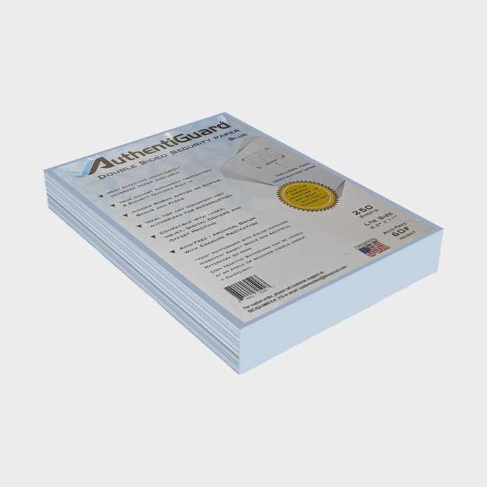 AuthentiGuard DeterX 8.5" X 11" Premium Security Paper (250 Sheets)