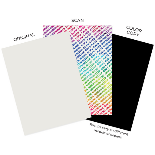 DeterX 8.5 x 11 Cardstock Security Paper (250 Sheets) — protected-papers
